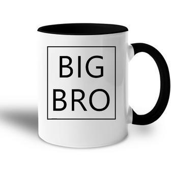 Big Bro Brother Announcement Gifts Dada Mama Family Matching Accent Mug | Mazezy