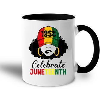Celebrate Junenth 1865 Black Girl Magic Melanin Women Accent Mug | Mazezy