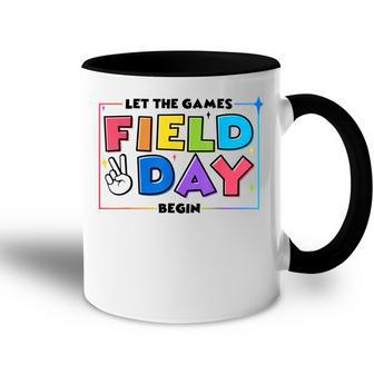 Field Day Let The Games Begin For Kids Boys Girls & Teachers V2 Accent Mug - Seseable