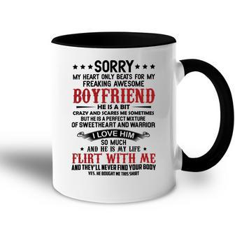 Freaking Awesome Boyfriend V2 Accent Mug | Favorety CA