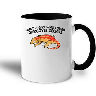 Gargoyle Gecko Girl Just A Girl Who Loves Gargoyle Geckos Accent Mug | Mazezy
