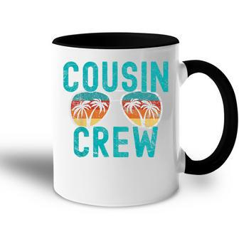 Kids Cousin Crew Family Vacation Summer Vacation Beach Sunglasses Accent Mug - Seseable