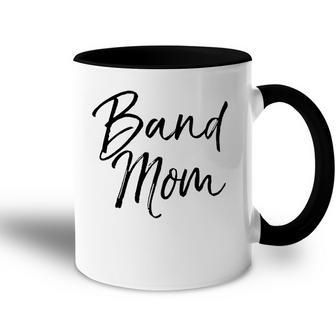 Marching Band Apparel Mother Gift For Women Cute Band Mom Accent Mug | Mazezy