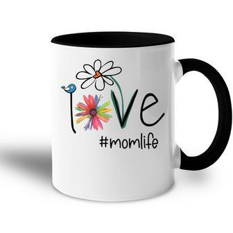 Mom Gift Idea Mom Life Accent Mug - Seseable