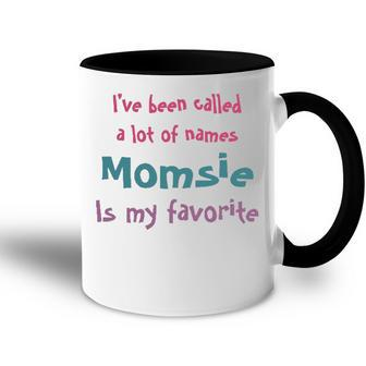 Momsie Grandma Gift Momsie Is My Favorite Accent Mug - Seseable