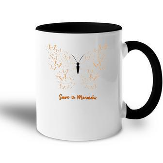 Monarch Butterfly Save The Monarchs Accent Mug | Mazezy