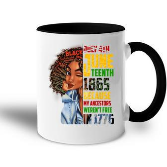 Remembering My Ancestors Junenth Black Freedom 1865 Gift  Accent Mug