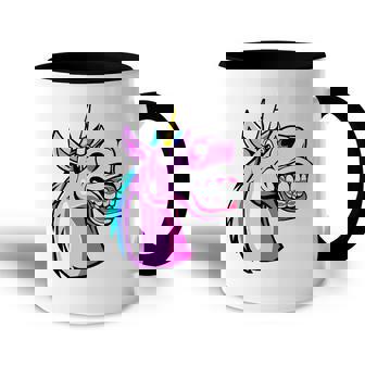 Unicorn With Braces For Girls Funny Orthodontist Dentist Accent Mug | Mazezy