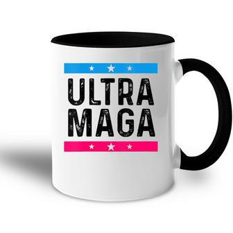 Womens Ultra Mega Patriotic Trump Republicans Conservatives Vote Trump Accent Mug | Mazezy