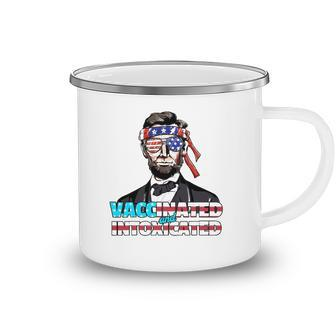 4Th Of July Abe Lincoln Fourth Of July Tee Men Camping Mug | Mazezy
