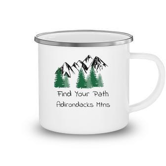 Adirondack Mtns Find Your Path Hiking Camping Camping Mug | Mazezy