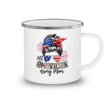 All American Army Mom 4Th Of July V2 Camping Mug - Seseable