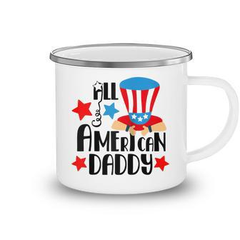 All American Daddy - 4Th Of July For Dad Camping Mug - Seseable