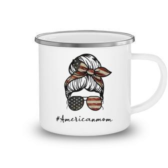 American Mom Great American Flag Sunglasses Mom Mothers Day Camping Mug | Favorety DE