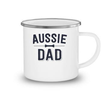 Aussie Dad Red Merle Australian Shepherd Farm Dog Father Camping Mug | Mazezy