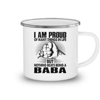 Baba Grandpa Gift Nothing Beats Being A Baba Camping Mug - Seseable