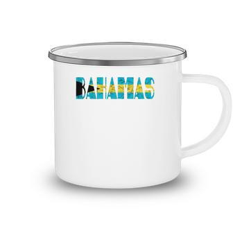 Bahamas Trip Bahamian Flag Vacation Tourist Camping Mug | Mazezy