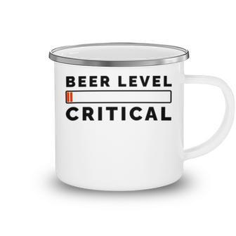 Beer Level Critical Camping Mug - Favorety