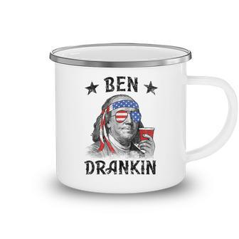 Ben Drankin Funny 4Th Of July V2 Camping Mug - Seseable
