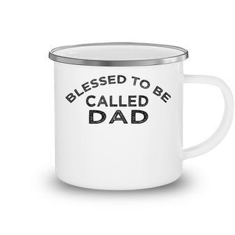 Blessed To Be Called Dad Sticker Camping Mug | Favorety UK