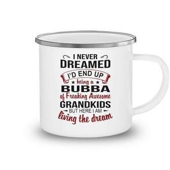 Bubba Grandpa Gift Bubba Of Freaking Awesome Grandkids Camping Mug - Seseable