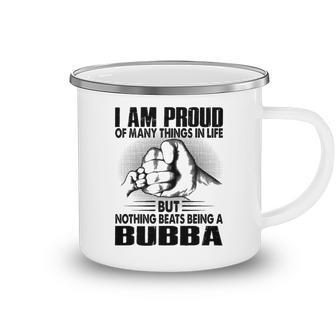 Bubba Grandpa Gift Nothing Beats Being A Bubba Camping Mug - Seseable