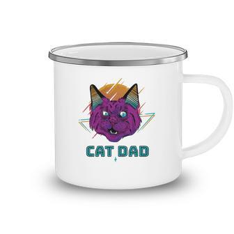 Cat Dad - Cat Daddy For Men - Cat Gifts For Men Camping Mug | Mazezy