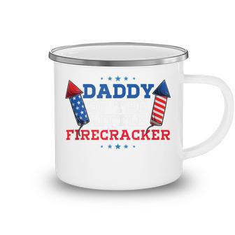 Dad Daddy Of The Little Firecracker 4Th Of July Birthday Camping Mug - Seseable