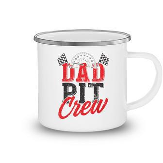 Dad Pit Crew Birthday Party Car Camping Mug - Seseable
