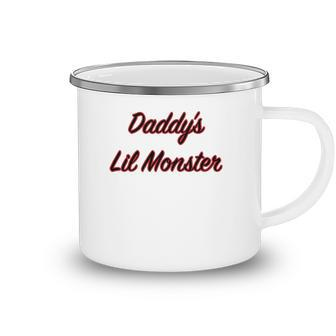 Daddys Lil Monster Father Gift Camping Mug | Mazezy