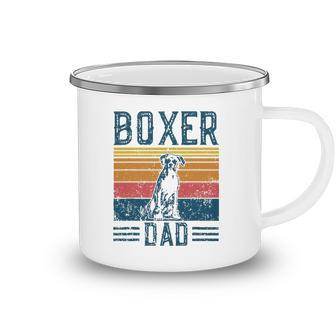 Dog Boxer Dad - Vintage Boxer Dad Camping Mug | Mazezy DE