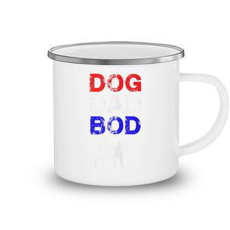 Dog Dad Bod Lab 4Th Of July Mens Gift Camping Mug - Seseable