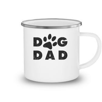 Dog Dad Classic Design Paw Gift Camping Mug | Mazezy