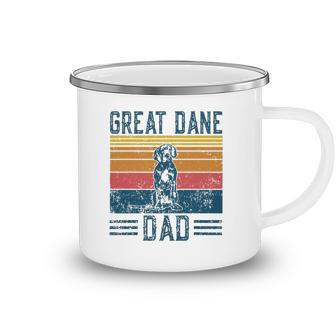 Dog Dad - Vintage Great Dane Dad Camping Mug | Mazezy