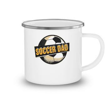 Football Soccer Dad Goalie Goaltender Sports Lover Camping Mug | Mazezy