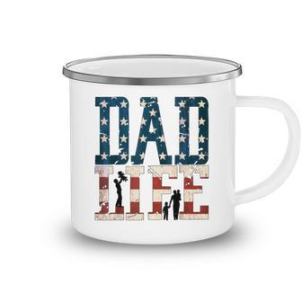 Funny Dad Life American Flag 4Th Of July Independence Day Camping Mug - Seseable