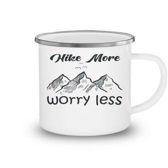 Funny Hiking Hike More Worry Less Gift For Hikers Camping Nature Lover Gift Adventure Camping Mug | Favorety AU