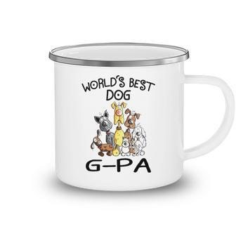 G Pa Grandpa Gift Worlds Best Dog G Pa Camping Mug - Seseable