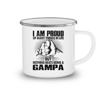 Gampa Grandpa Gift Nothing Beats Being A Gampa Camping Mug - Seseable