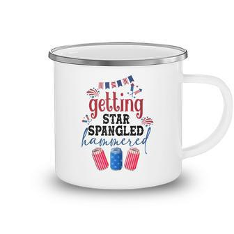Getting Star Spangle Hammered America Western 4Th Of July Camping Mug - Seseable