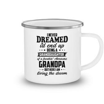 Granddaughter Of A Freakin Awesome Grandpa Camping Mug | Favorety UK