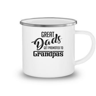 Great Dads Get Promoted To Grandpas Gift Camping Mug | Mazezy