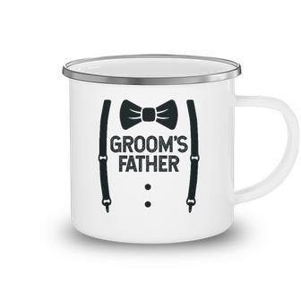 Grooms Father Wedding Costume Father Of The Groom Camping Mug | Mazezy
