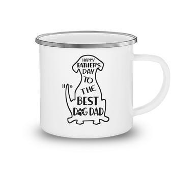 Happy Fathers Day Dog Dad Funny Fathers Day  Camping Mug