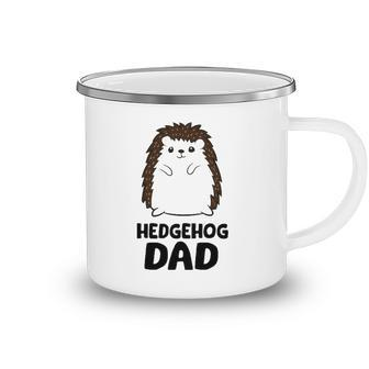 Hedgehog Dad Fathers Day Cute Hedgehog Camping Mug | Mazezy