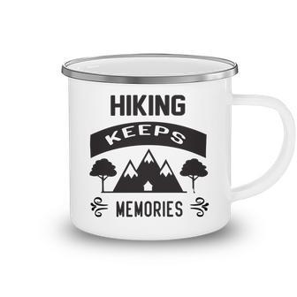 Hiking Keeps Memories Gifts For Who Loves Hiking Hunting V2 Camping Mug | Favorety