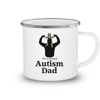 Im A Proud Autism Dad Autism Awareness Gifts Camping Mug | Mazezy