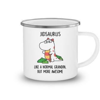 Jid Grandpa Gift Jidsaurus Like A Normal Grandpa But More Awesome Camping Mug - Seseable
