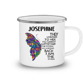 Josephine Name Gift Josephine I Am The Storm Camping Mug - Seseable