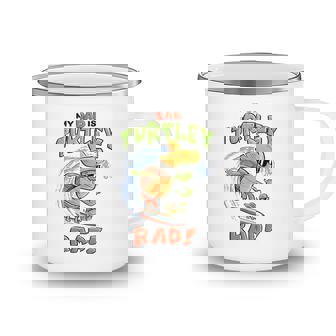 Kids My Dad Is Turtley Rad Cute Kids For Dad Turtles Surf Camping Mug | Mazezy